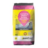 weberset fastfix a fast setting tile adhesive for fixing tiles and stones