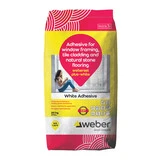 weberset plus white tile adhesive for window framing, tile cladding, natural stone flooring