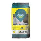 weberset wonder tile adhesive for low porosity tiles on floor and wall