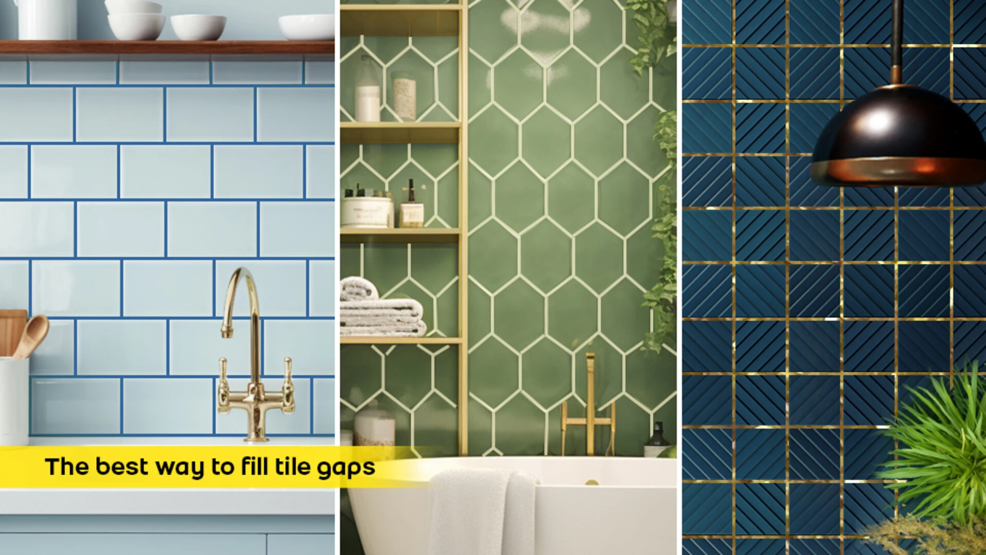 best way to fill gaps between tiles?