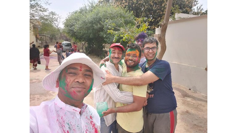 Holi runnerup Girish Laddha