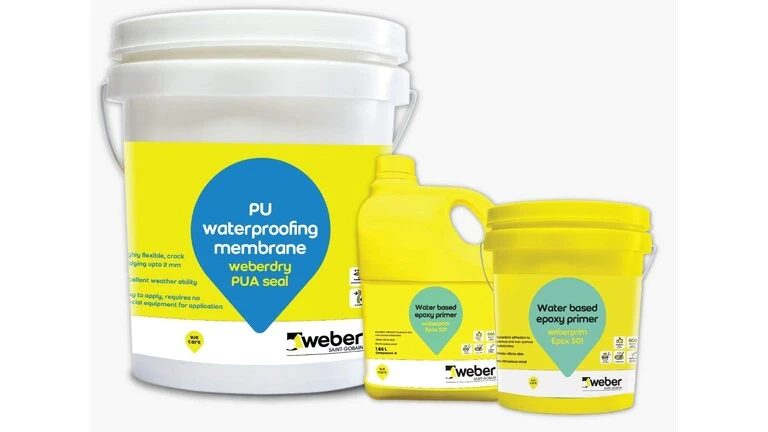 Weber PU based terrace waterproofing kit