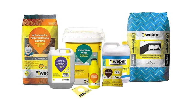 Weber Waterproofing and tiling kit