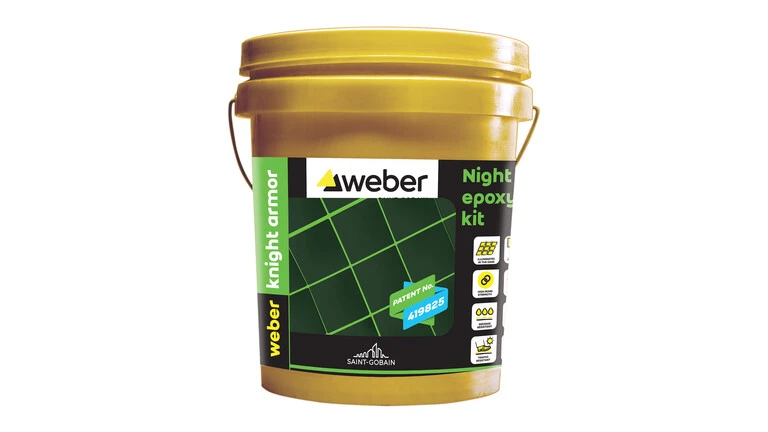 weber knight armor a two-component epoxy night vision luminous grout