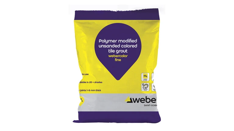 webercolor fine a polymer modified cementitious tile joint filler