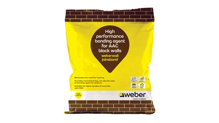 weberwall joinsbond a high performance bonding agent for AAC block walls