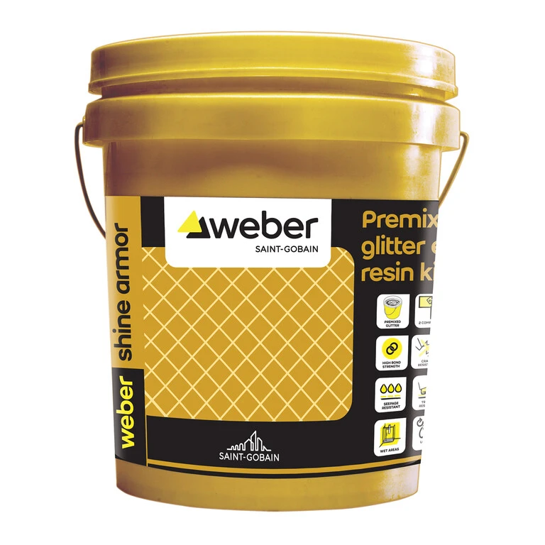 weber shine armor a two component epoxy glitter grout